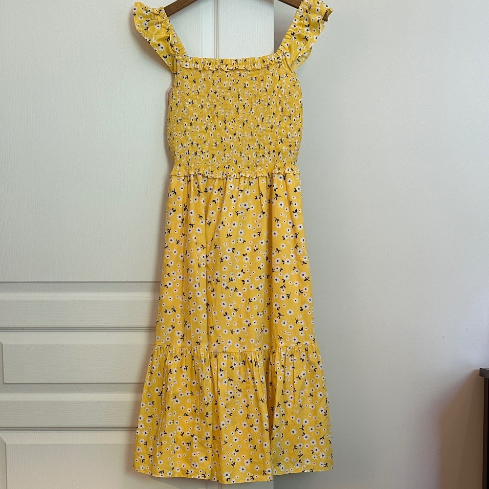 Kate Spade Flutter Sleeve Tiered Midi Sundress Size Small